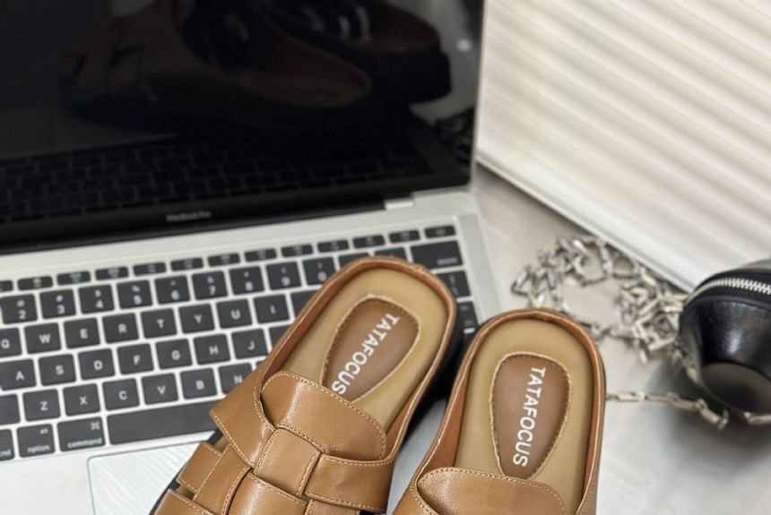 Woven Plain Sandals