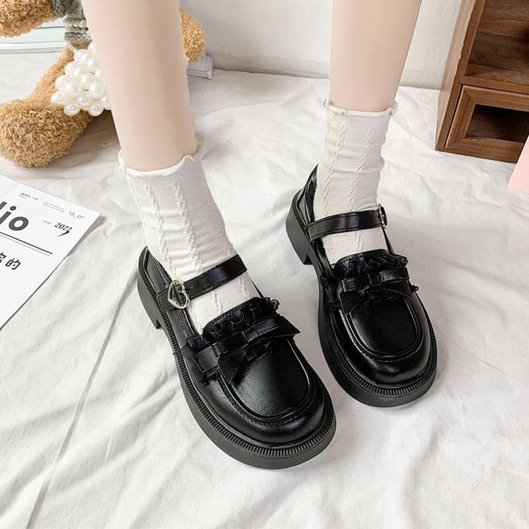 Bow Platform Loafers