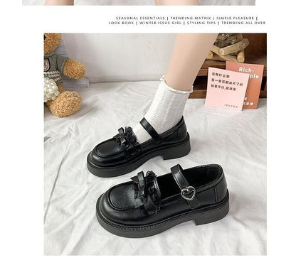 Bow Platform Loafers