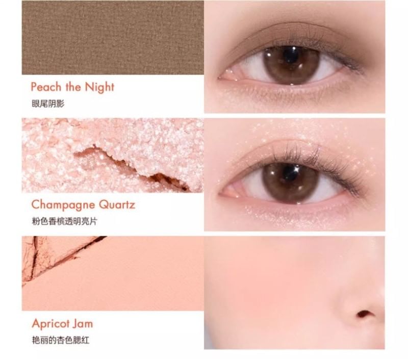 6 Shade Eyeshadow Palette - #01 Apricot Mood