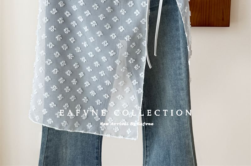 Skirt Lace Apron Half