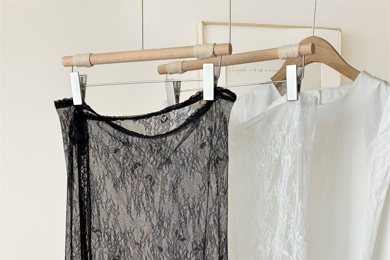 Lace Apron Half Skirt