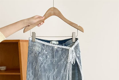 Lace Apron Half Skirt