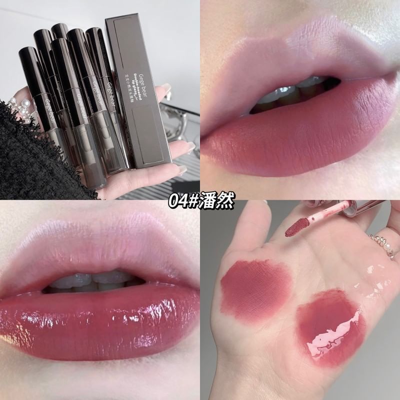 2 in 1 Lip Glaze - Nr. 04-Nr. 06