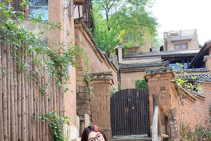 Spaghetti Strap Floral Mini A-Line Dress / Melange Crop Cardigan