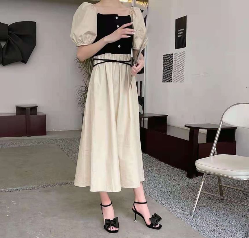 Accent Heel Bow High Sandals