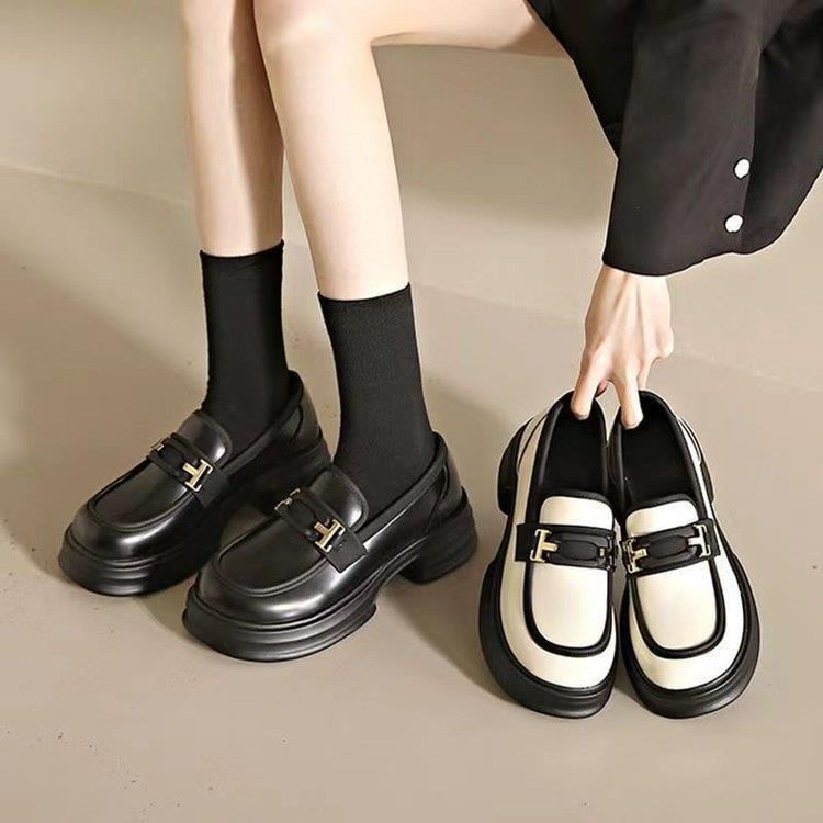Two Platform Loafers Tone