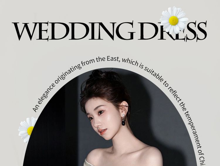 Shoulder Mermaid Plain Off Wedding Gown