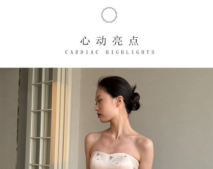 Gown Wedding Rhinestone Strapless A-Line