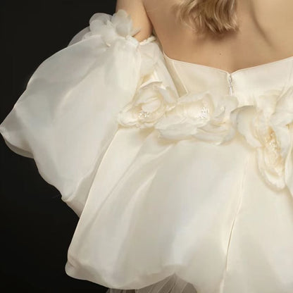 Strapless Mermaid Evening Plain Gown