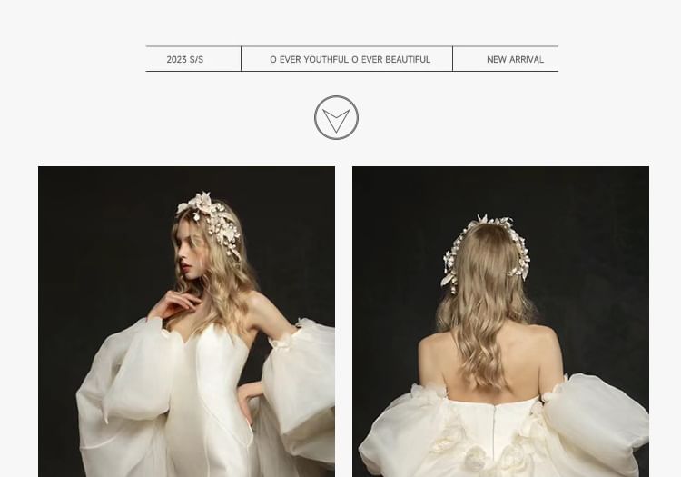 Strapless Mermaid Evening Plain Gown