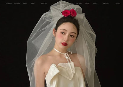 Plain Gown Strapless Wedding