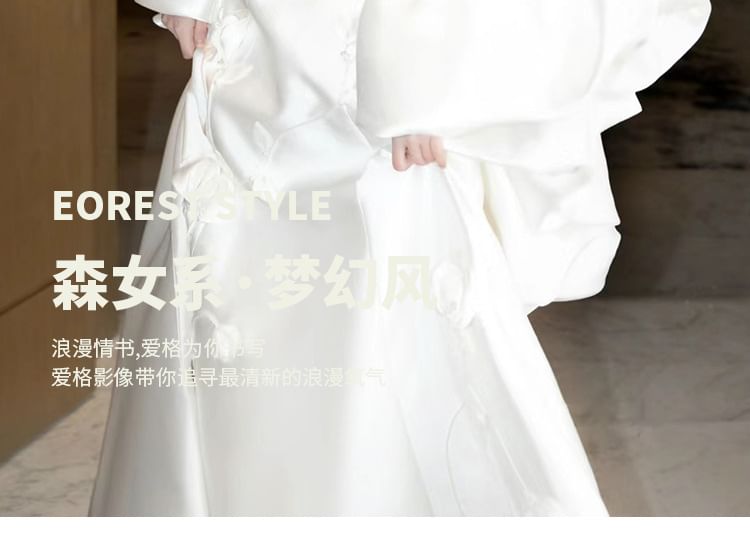 Wedding Strapless Plain Gown A-Line