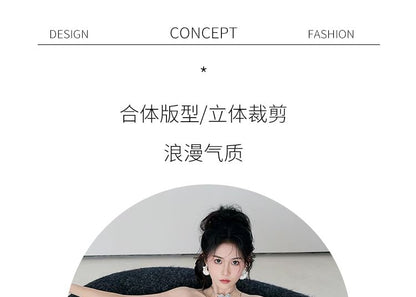 Floral Back Strapless Deep Wedding Gown