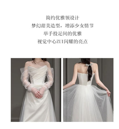 Wedding Gown Mermaid Strapless Plain