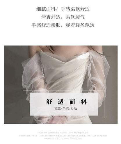 Wedding Gown Mermaid Strapless Plain