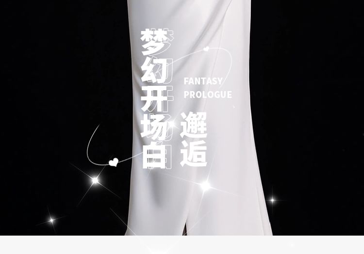 Wedding Gown Plain Sleeveless A-Line