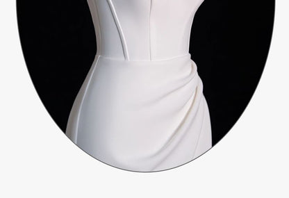 Wedding Gown Plain Sleeveless A-Line