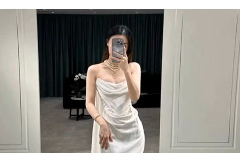 Gown Wedding Mermaid Plain Strapless