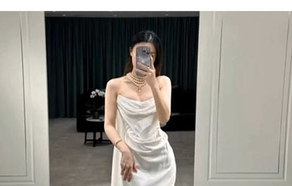 Gown Wedding Mermaid Plain Strapless