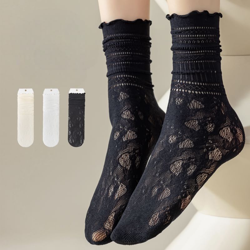 Lace Socks Set