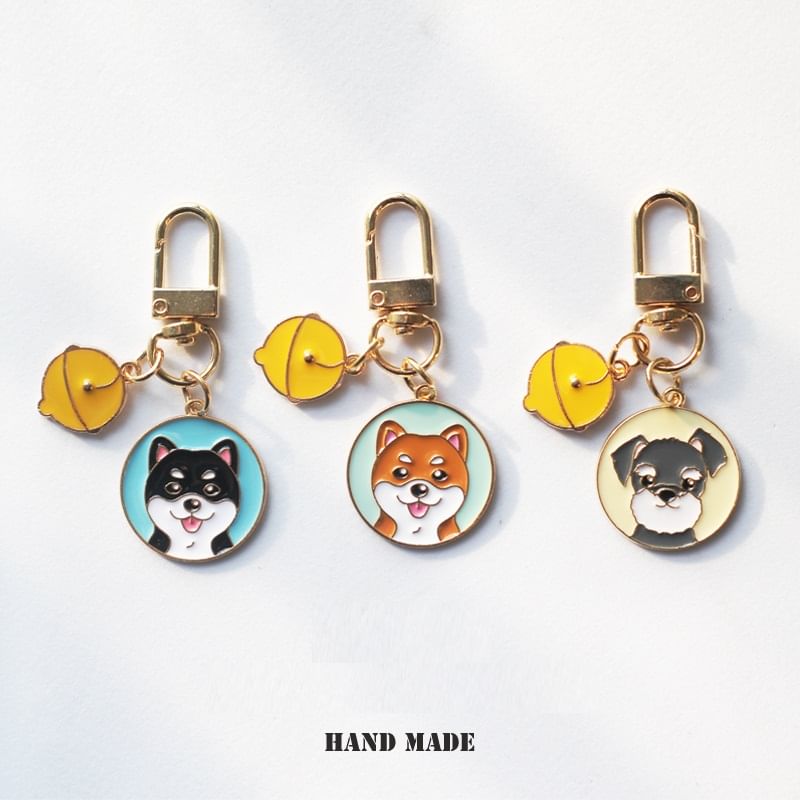 Japanese Cartoon Dog Bag Charm / Key Ring