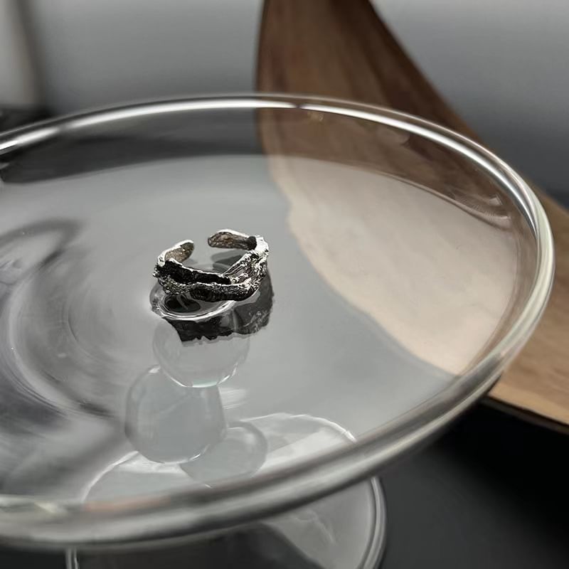 Irregular Stainless Steel Open Ring
