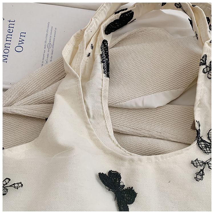 Embroidered Tote Bag