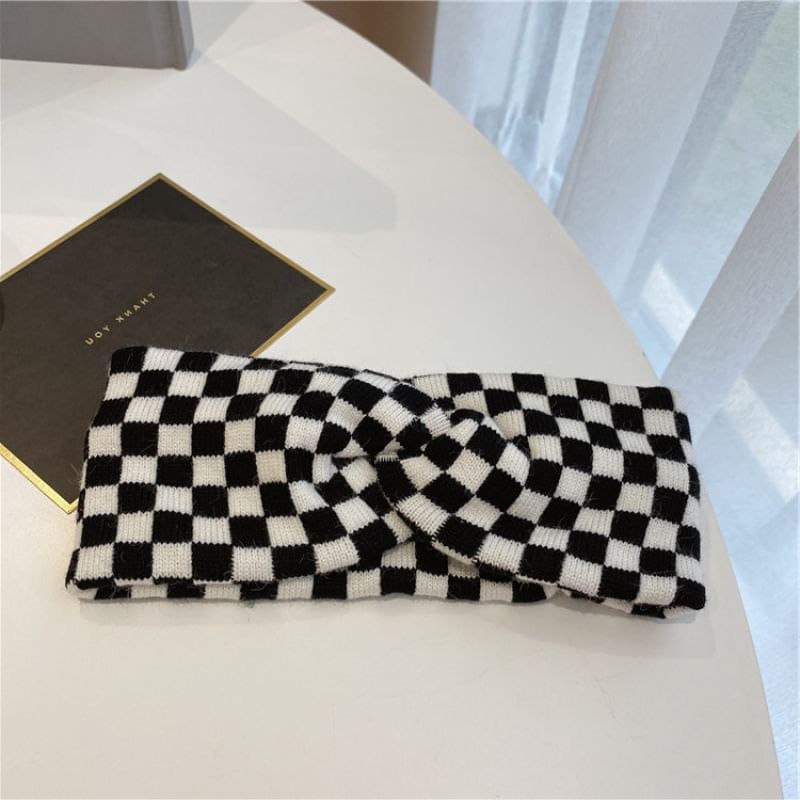 Checker Head Band
