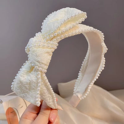 Faux Pearl Head Band / Barrette