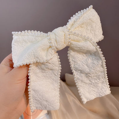 Faux Pearl Head Band / Barrette