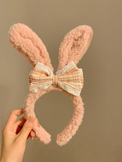 Rabbit Ear Hair Band / Face Wash Headband