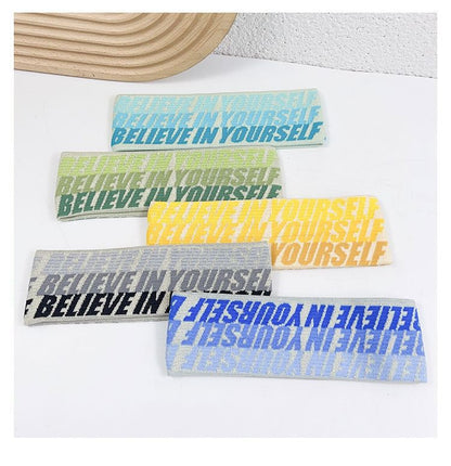 Lettering Head Band