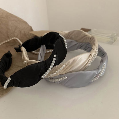 Faux Pearl Hair Band