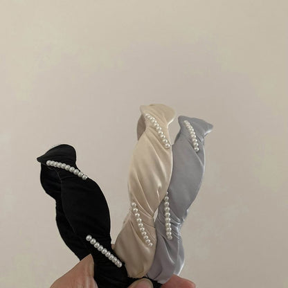 Faux Pearl Hair Band