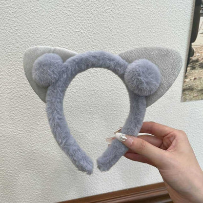 Cat Ear Face Wash Hair Band Headband