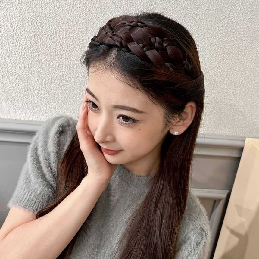 Braided False Hair Band