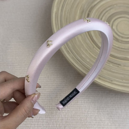 Bow Studded Hair Band / Hair Clip