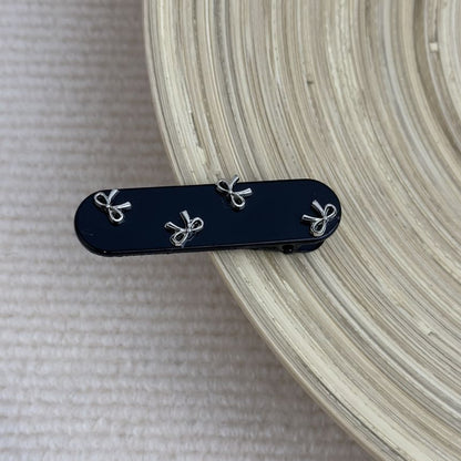 Bow Studded Hair Band / Hair Clip