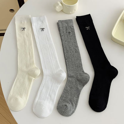 Bow Tall Socks