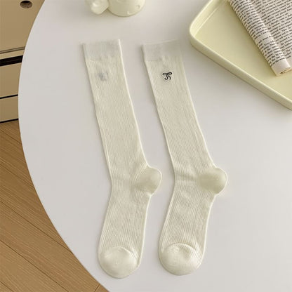Bow Tall Socks