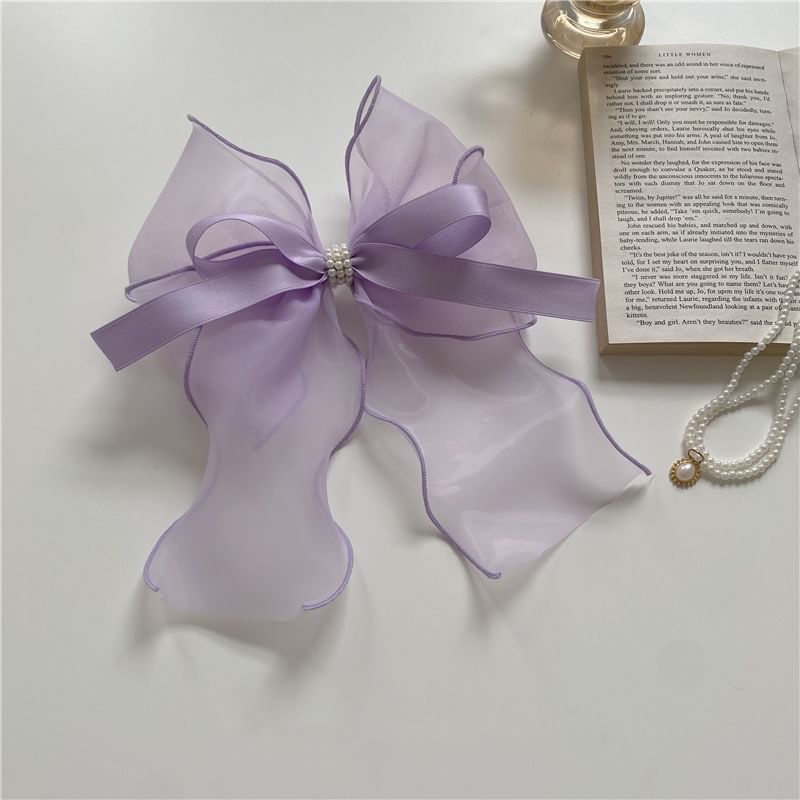 Ribbon Organza Hair Clip