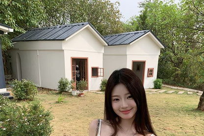 Printed Crop Cami Top