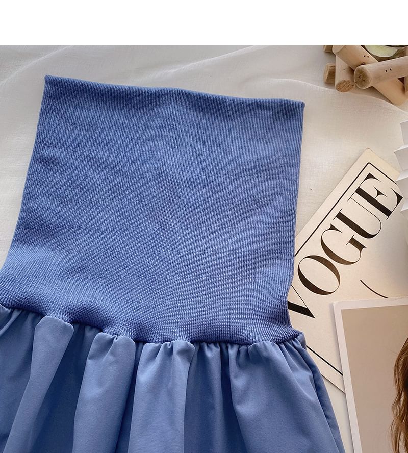 Strapless Romper Plain