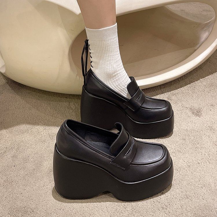 Pumps Penny Wedge Platform Loafer