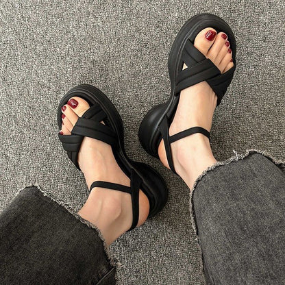 Platform Sandals Twist