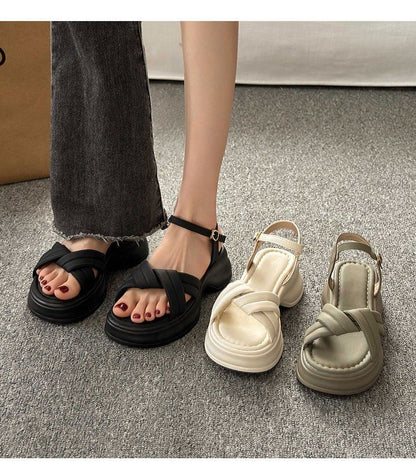 Platform Sandals Twist