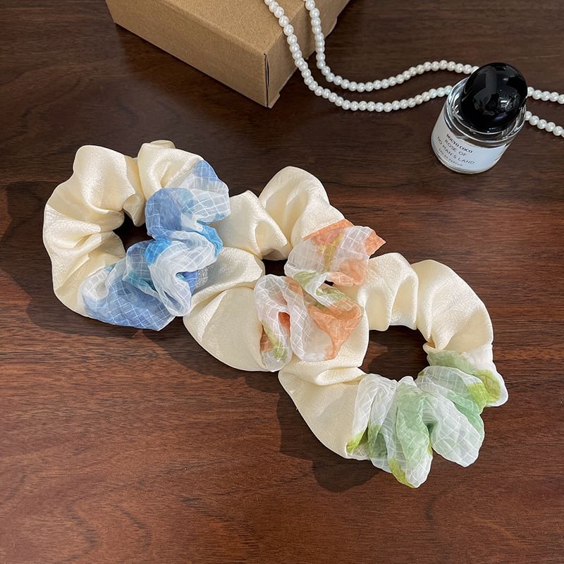 Tie Dye Panel Scrunchie