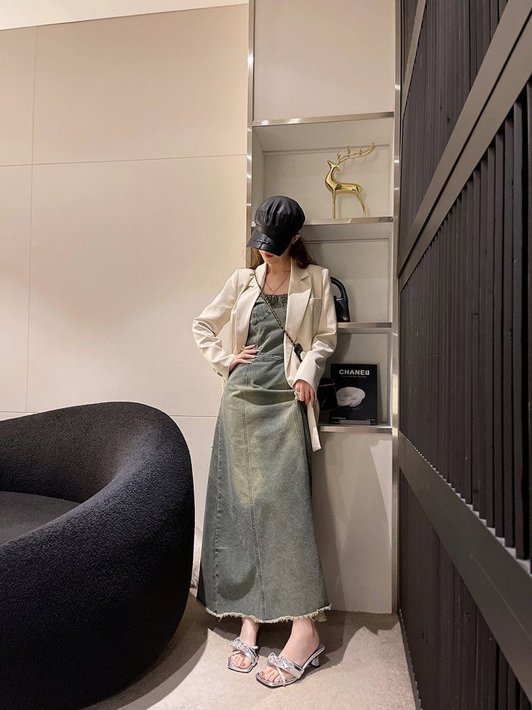 Low Heel Ruffle Slide Sandals