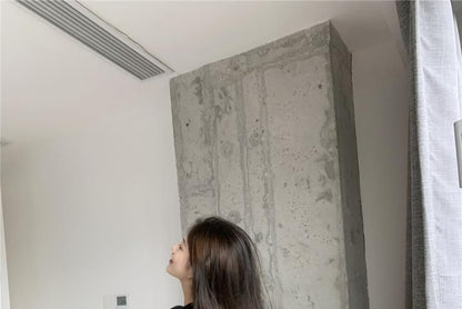 Short-Sleeve Plain Mesh Panel Smock Dress